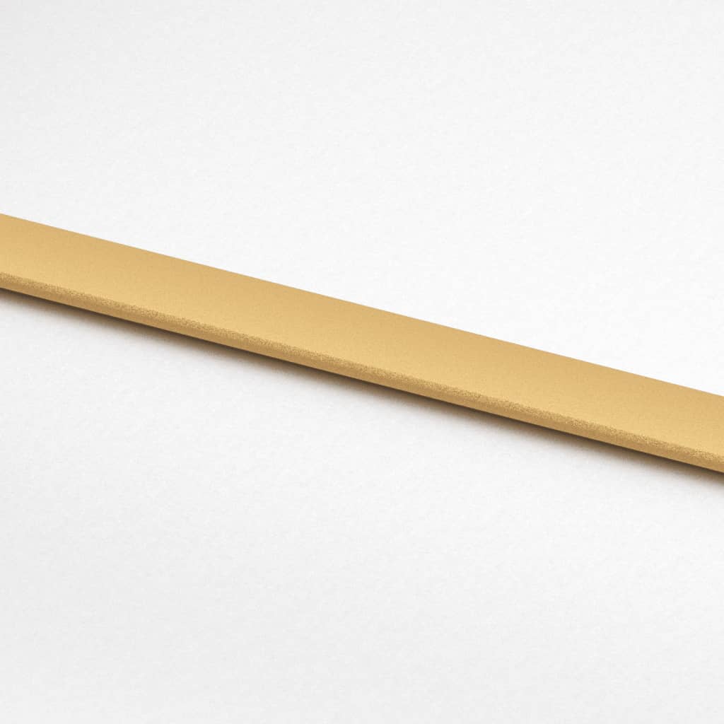 Porta Scorrevole Dorata 90x205 Vetro Smerigliato ESG Alluminio