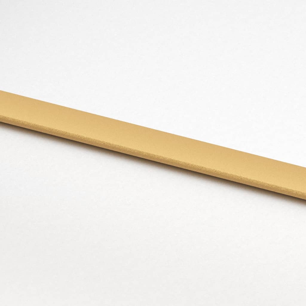 Porta Scorrevole Oro 102,5x205 Vetro Smerigliato ESG Alluminio 155153