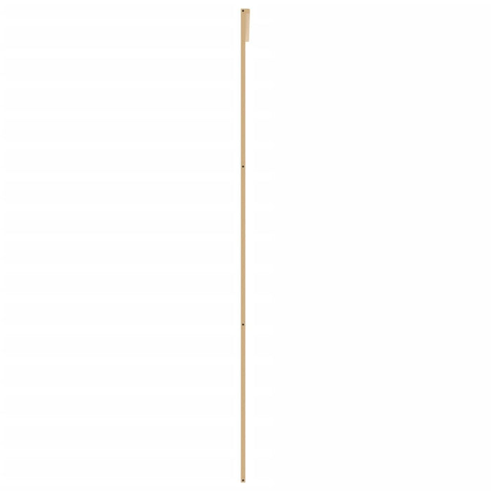 Porta Scorrevole Oro 102,5x205 Vetro Trasparente ESG Alluminio 155162