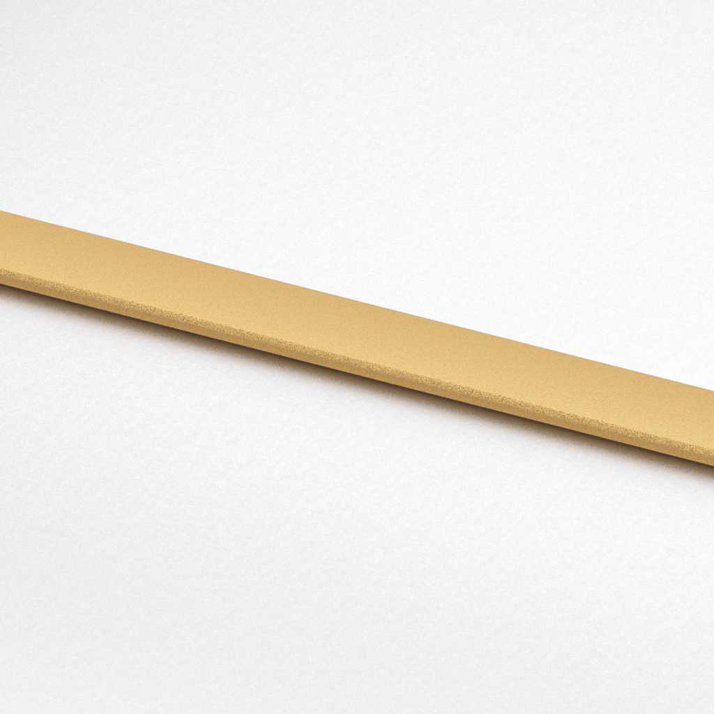 Porta Scorrevole Dorata 76x205 Vetro Smerigliato ESG Alluminio 155163