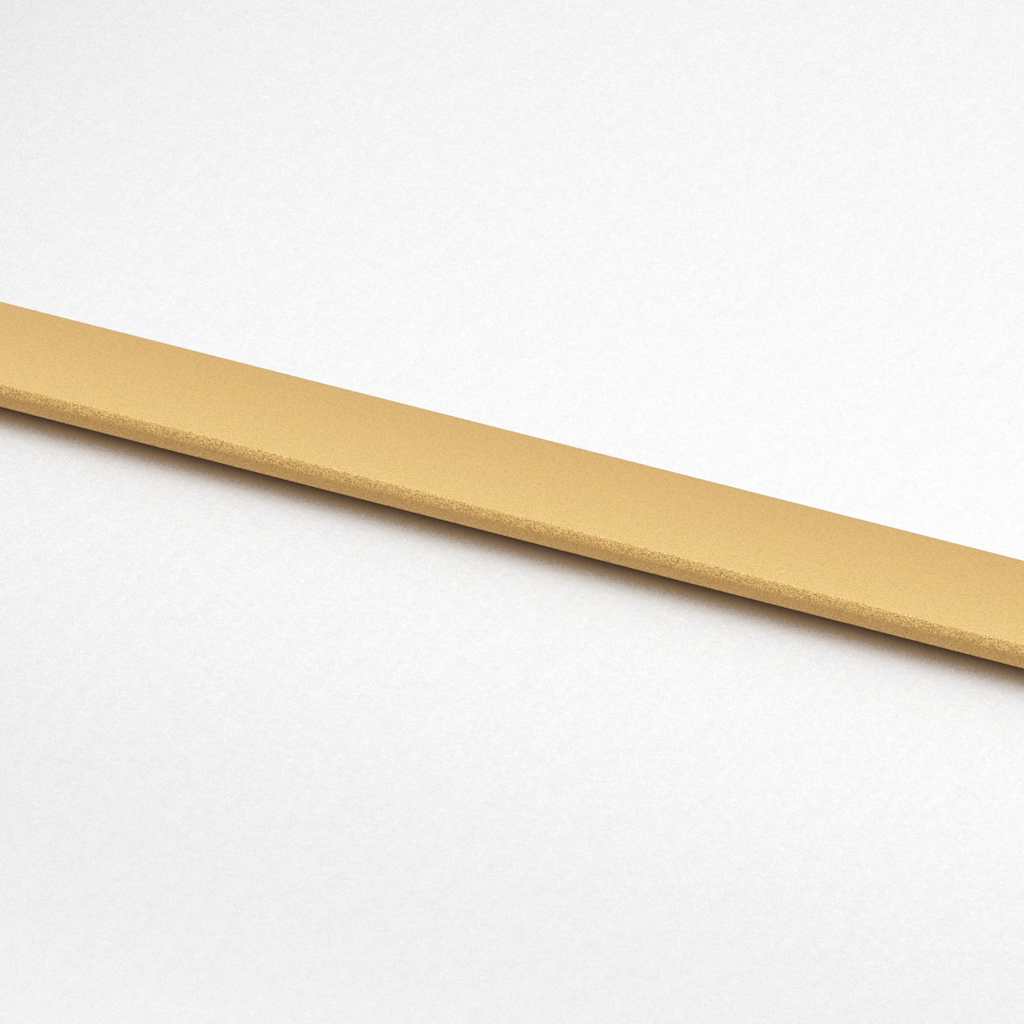 Porta Scorrevole Dorata 76x205 Vetro Smerigliato ESG Alluminio 155181