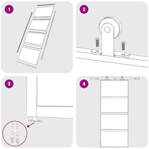 Porta Scorrevole Dorata 90x205 Vetro Smerigliato ESG Alluminio 155182