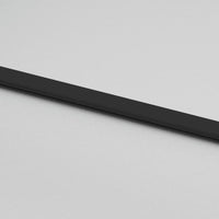 vidaXL Porta Scorrevole Nera 90x205 cm in Vetro Temperato e Alluminio