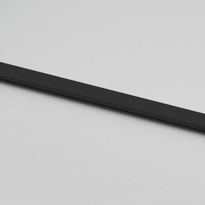 vidaXL Porta Scorrevole Nera 90x205 cm in Vetro Temperato e Alluminio