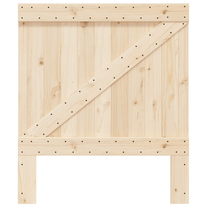 Testiera 90x104 cm in Legno Massello di Pino 358397