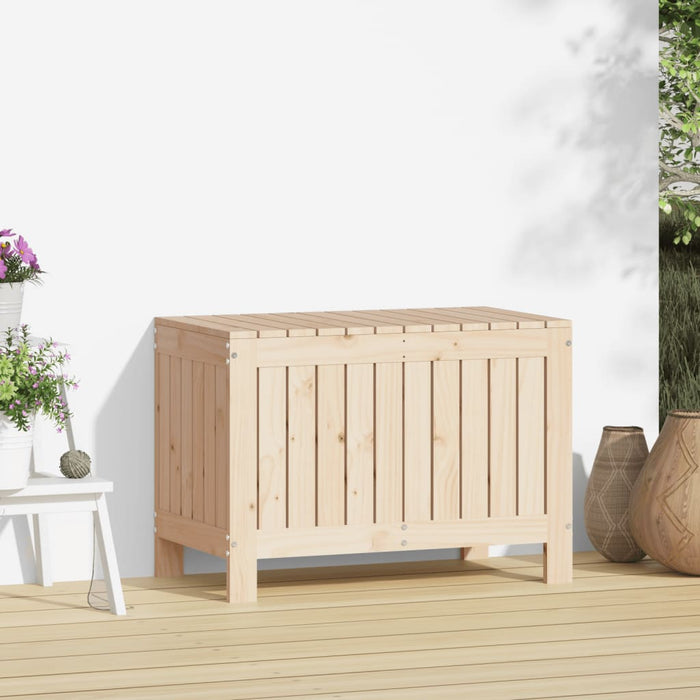 Contenitore da Giardino 76x42,5x54 cm in Legno Massello di Pinocod mxl 130038