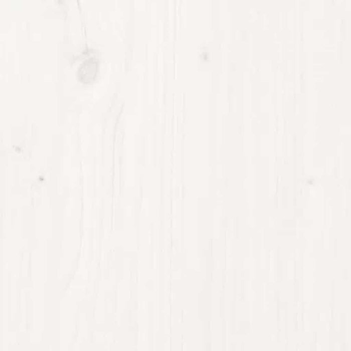 Divano Letto con Letto Estraibile Bianco 90x200cm Massello Pino 836148