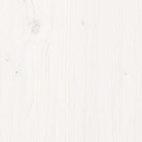 Divano Letto con Letto Estraibile Bianco 80x200cm Massello Pino 836208