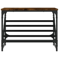 Scarpiera Rovere Fumo 60x30x45 cm in Legno Multistrato