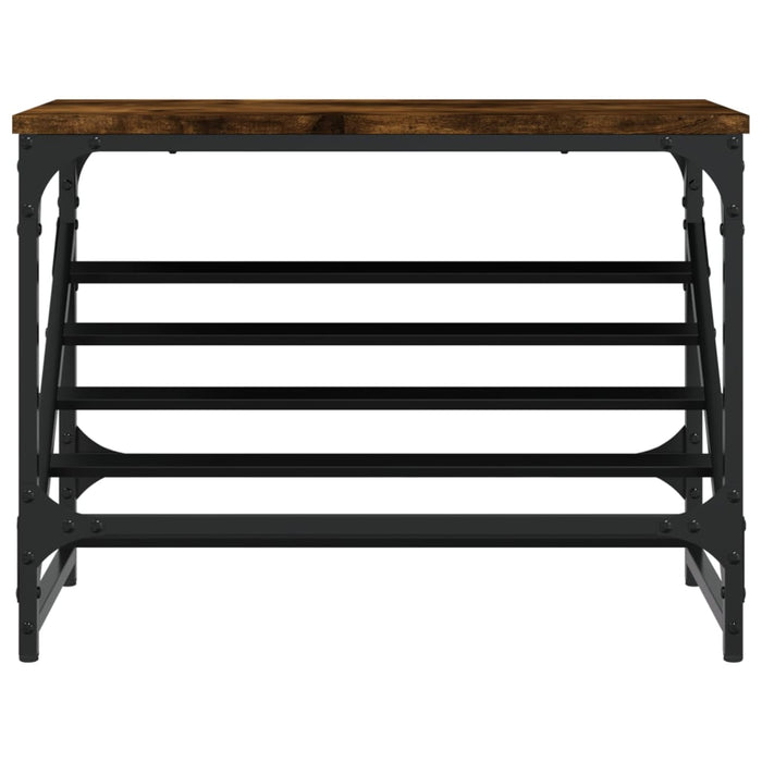 Scarpiera Rovere Fumo 60x30x45 cm in Legno Multistrato