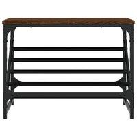 Scarpiera Rovere Marrone 60x30x45 cm in Legno Multistrato 833417