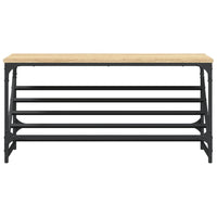 Scarpiera Rovere Sonoma 90x30x45 cm in Legno Multistrato 833419