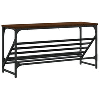 Scarpiera Rovere Marrone 90x30x45 cm in Legno Multistrato