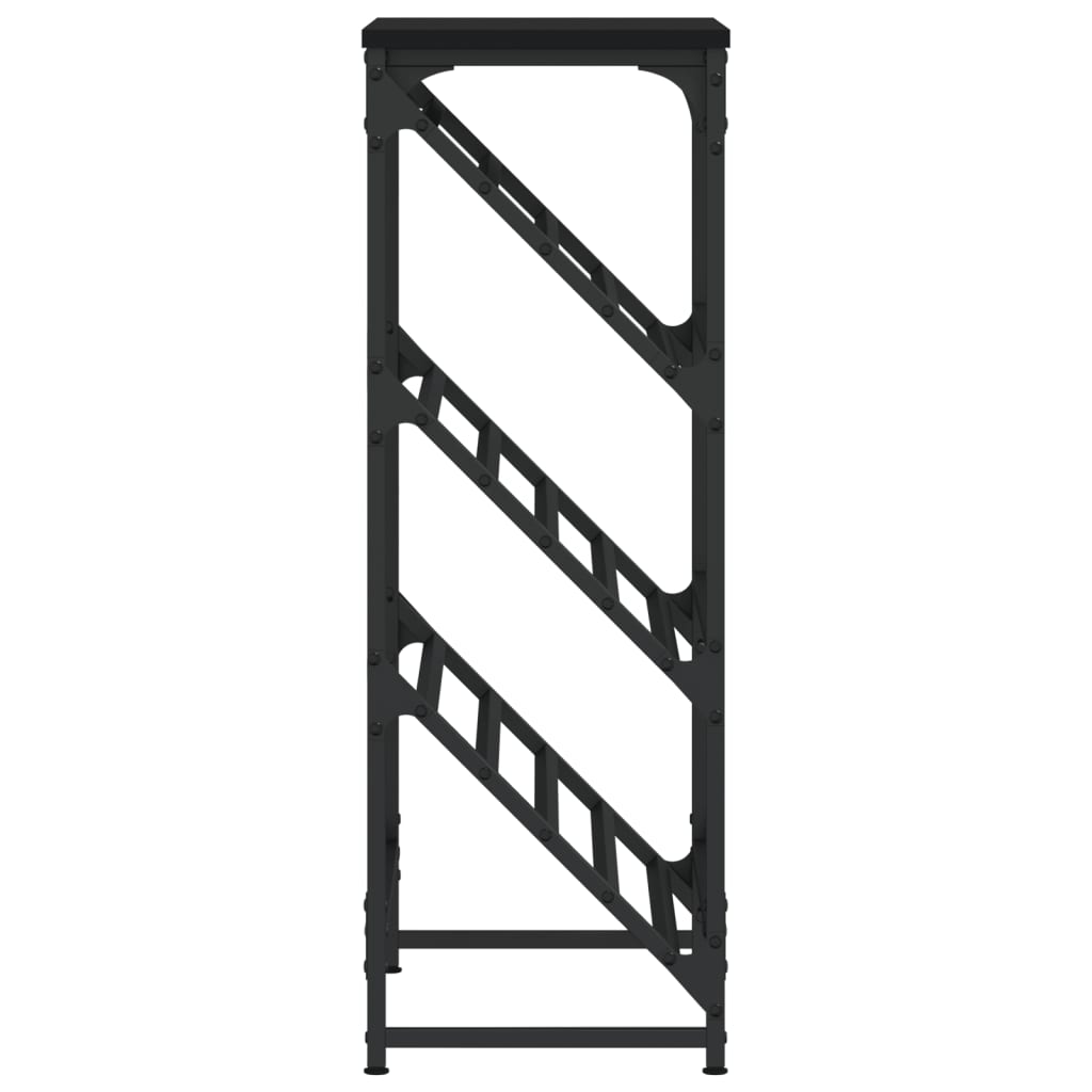 Scarpiera Nera 60x30x85 cm in Legno Multistrato 833423