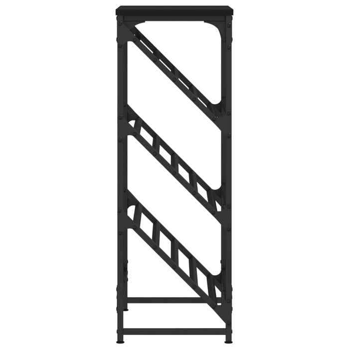 Scarpiera Nera 60x30x85 cm in Legno Multistrato 833423