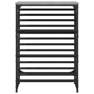 Scarpiera Grigio Sonoma 60x30x85 cm in Legno Multistrato 833426