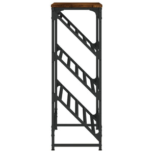 Scarpiera Rovere Fumo 90x30x85 cm in Legno Multistrato 833430