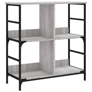 Libreria Grigio Sonoma 78,5x33x82 cm in Legno Multistrato 835247