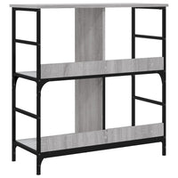 Libreria Grigio Sonoma 78,5x33x82 cm in Legno Multistrato 835247