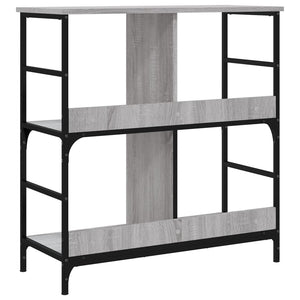 Libreria Grigio Sonoma 78,5x33x82 cm in Legno Multistrato 835247