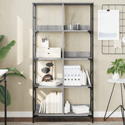 Libreria Grigio Sonoma 78,5x33x153 cm in Legno Multistrato 835257