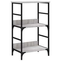 Libreria Grigio Sonoma 50x33x82 cm in Legno Multistrato 835267