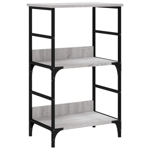 Libreria Grigio Sonoma 50x33x82 cm in Legno Multistrato 835267