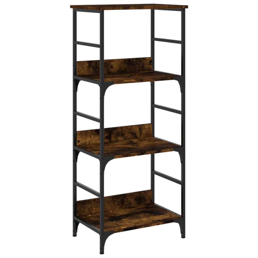 Libreria Rovere Fumo 50x33x117,5 cm in Legno Multistrato 835271