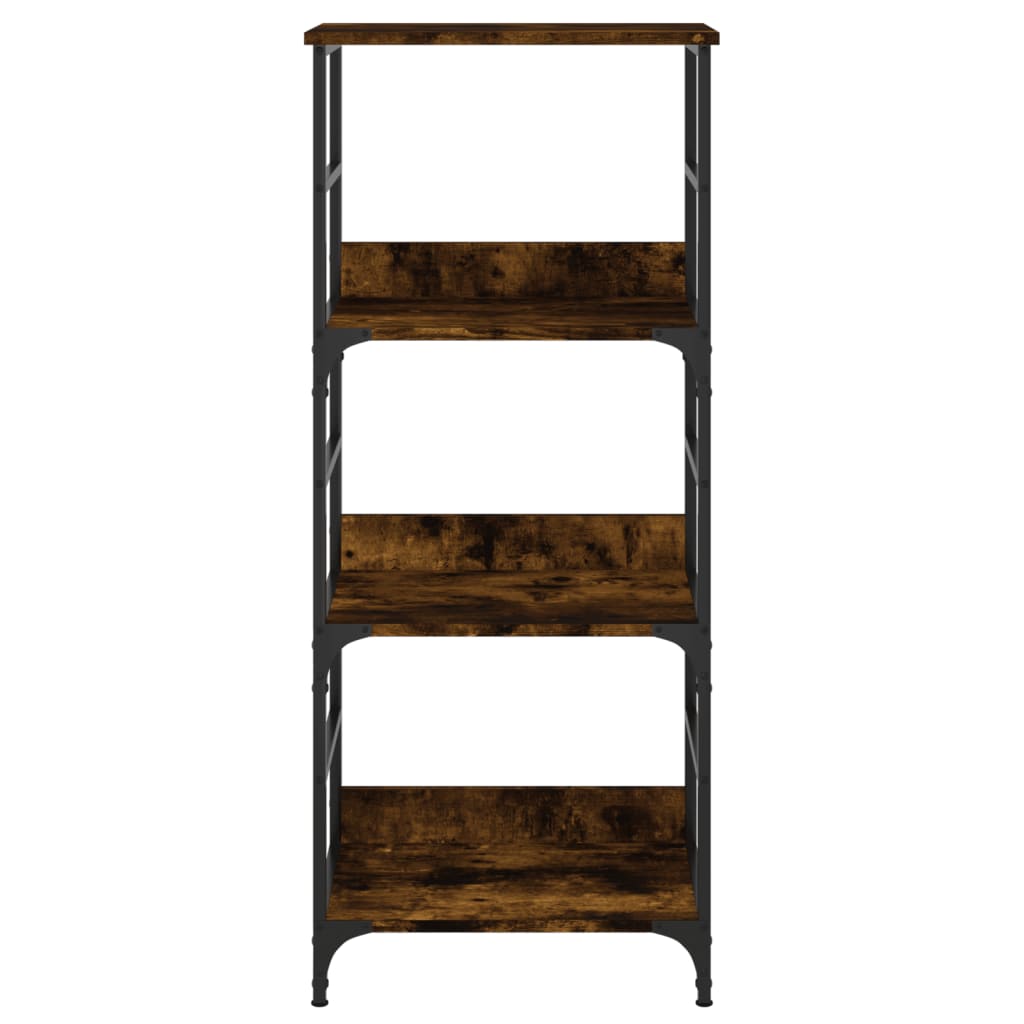 Libreria Rovere Fumo 50x33x117,5 cm in Legno Multistrato 835271