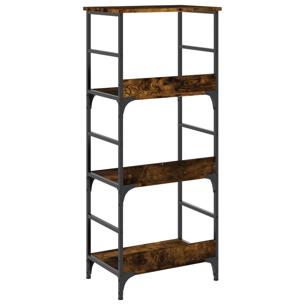 Libreria Rovere Fumo 50x33x117,5 cm in Legno Multistrato 835271