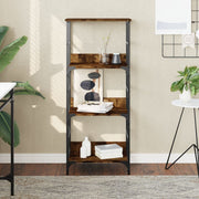 Libreria Rovere Fumo 50x33x117,5 cm in Legno Multistrato 835271