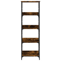 Libreria Rovere Fumo 50x33x153 cm in Legno Multistrato 835276