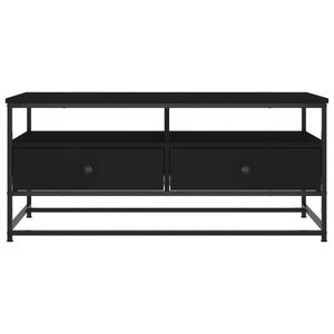 Tavolino da Salotto Nero 100x51x45 cm in Legno Multistrato 835284