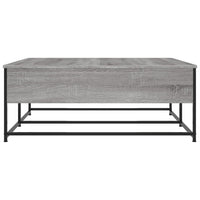 Tavolino da Salotto Grigio Sonoma 100x99x40cm Legno Multistrato 835297