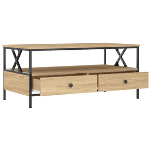 Tavolino da Salotto Rovere Sonoma 100x51x45cm Legno Multistrato 835300