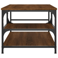 Tavolino da Salotto Rovere Marrone 90x49x40cm Legno Multistrato