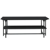 Tavolino Salotto Nero 100x50x40cm Legno Multistrato 835319