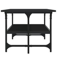 Tavolino Salotto Nero 100x50x40cm Legno Multistrato 835319