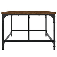 Tavolino da Salotto Rovere Marrone100x50x35cm Legno Multistrato 835333