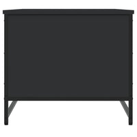 Tavolino da Salotto-Tavolino da soggiorno-Tavolo Nero 85,5x51x45 cm in Legno Multistrato