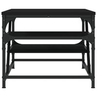 Tavolino da Salotto Nero 100x49x40 cm in Legno Multistrato 835344