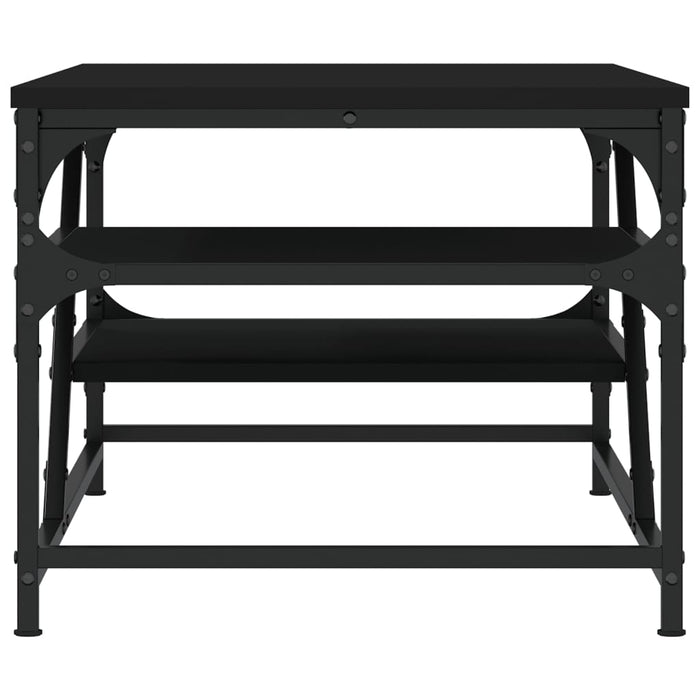 Tavolino da Salotto Nero 100x49x40 cm in Legno Multistrato 835344