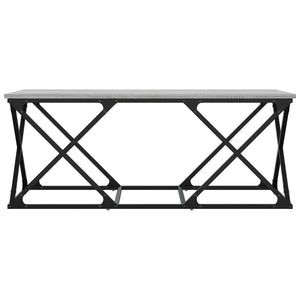 Tavolino da Salotto Grigio Sonoma 100x49x40cm Legno Multistrato 835362