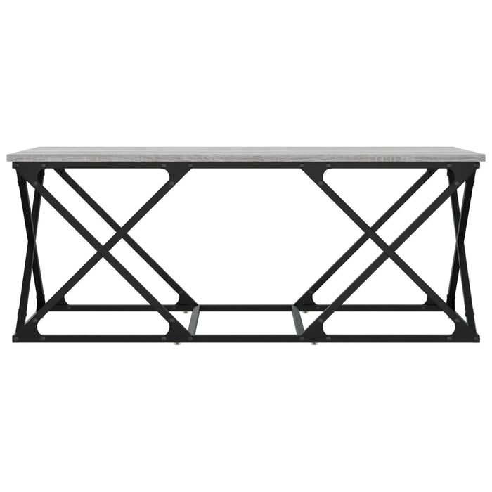 Tavolino da Salotto Grigio Sonoma 100x49x40cm Legno Multistrato 835362