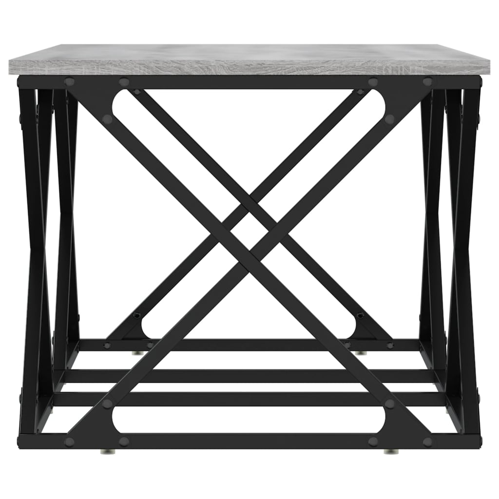 Tavolino da Salotto Grigio Sonoma 100x49x40cm Legno Multistrato 835362