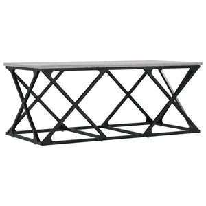 Tavolino da Salotto Grigio Sonoma 100x49x40cm Legno Multistrato 835362