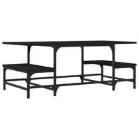 Tavolino da Salotto Nero 100x50,5x40 cm in Legno Multistratocod mxl 107175