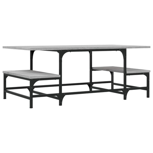 Tavolino Salotto Grigio Sonoma 100x50,5x40 cm Legno Multistratocod mxl 83247