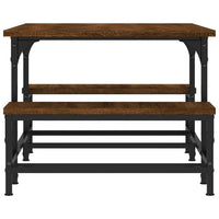 Tavolino Salotto Rovere Marrone 100x50,5x40cm Legno Multistrato 835378