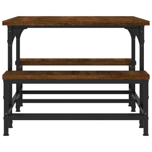 Tavolino Salotto Rovere Marrone 100x50,5x40cm Legno Multistrato 835378